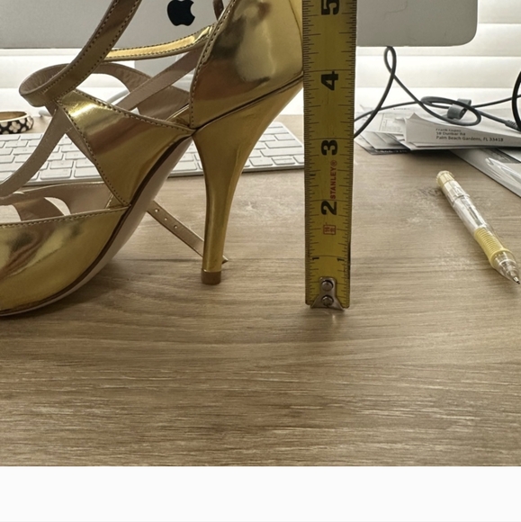 Bottega gold heels - Picture 6 of 6